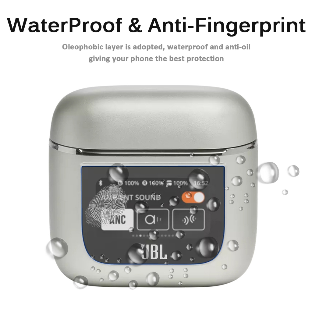 1 + 1 Ốp Silicone Bảo Vệ Màn Hình Cho JBL Tour Pro 2 Earphone 2023 JBL Tour Pro 2