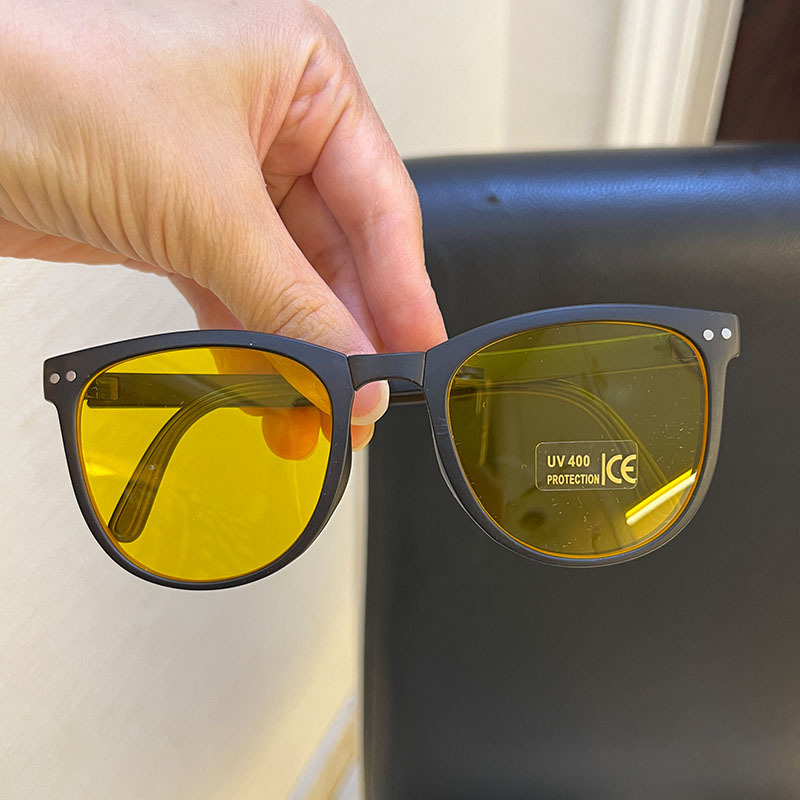 Kính Mát Tròng Tròn Nhiều Màu Sắc Chống Tia UV Thời Trang Hàn Quốc Cho Bé Trai Và Gái