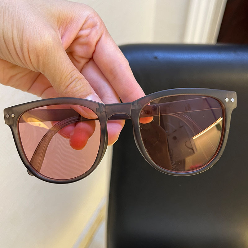 Kính Mát Tròng Tròn Nhiều Màu Sắc Chống Tia UV Thời Trang Hàn Quốc Cho Bé Trai Và Gái