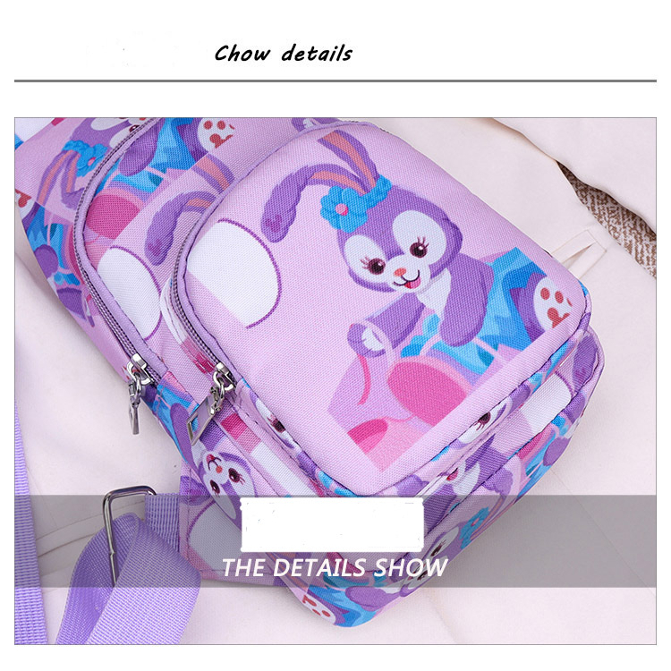 DISNEY Túi Đeo Chéo Hình Thỏ Stella Lou Hoạt Hình Dễ Thương Thời Trang Cho Bé Gái