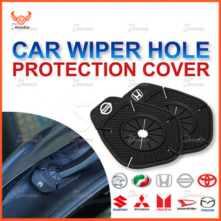 1 Vỏ Bọc Bảo Vệ Lỗ Cần Gạt Nước Chống Bụi Cho Kính Chắn Gió Xe Hơi