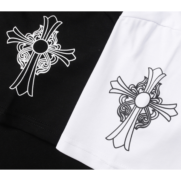 Áo Thun cotton Tay Ngắn In Hình Trái Tim Thời Trang Dành Cho Nam Nữ