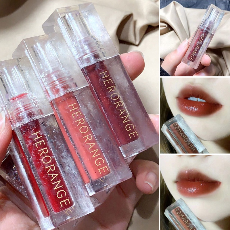 HERORANGE® Son Bóng Gương Binghua Dễ Phối Màu Cho Học Sinh