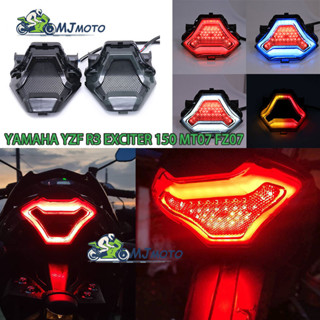 [Mjmoto] Đèn hậu phanh xe máy có đèn LED thay thế tín hiệu rẽ cho Yamaha YZF R3 R25 Y15ZR MT07 FZ07 LC150 Exciter 150