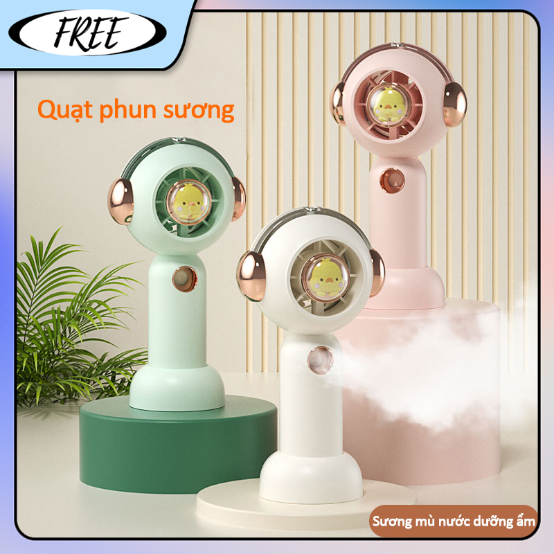 FREE USB quạt cầm tay mini sạc điện quạt mini phun sương quạt hơi nước quạt mini Quạt quạt tích điện Quạt Cầm Tay quạt điện H2A5005