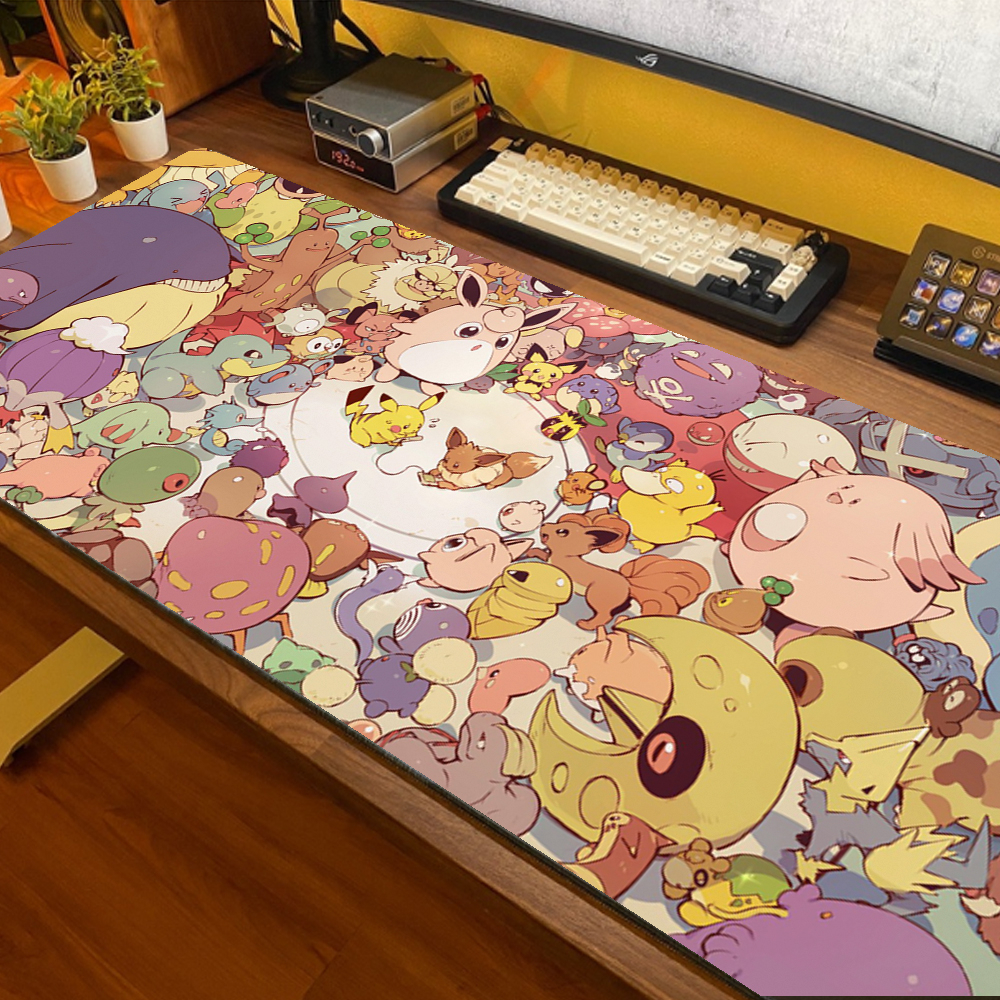 Miếng Lót Chuột Cao Su Hình Pokemon Dễ Thương