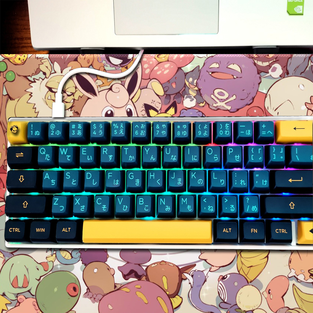 Miếng Lót Chuột Cao Su Hình Pokemon Dễ Thương