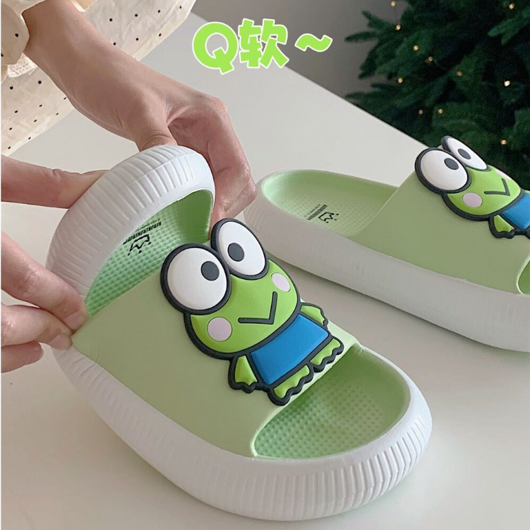 Sanrio Dép Đi Trong Nhà Chống Trượt Hình Ếch Con Đáng Yêu