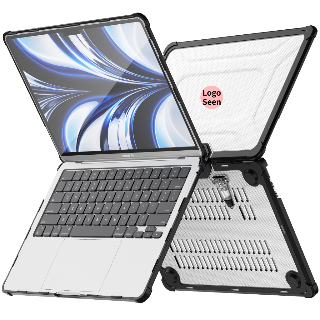 Vỏ Bảo Vệ Chống Sốc Có Giá Đỡ Cho MacBook Air 13.6inch M2 A2681 2023