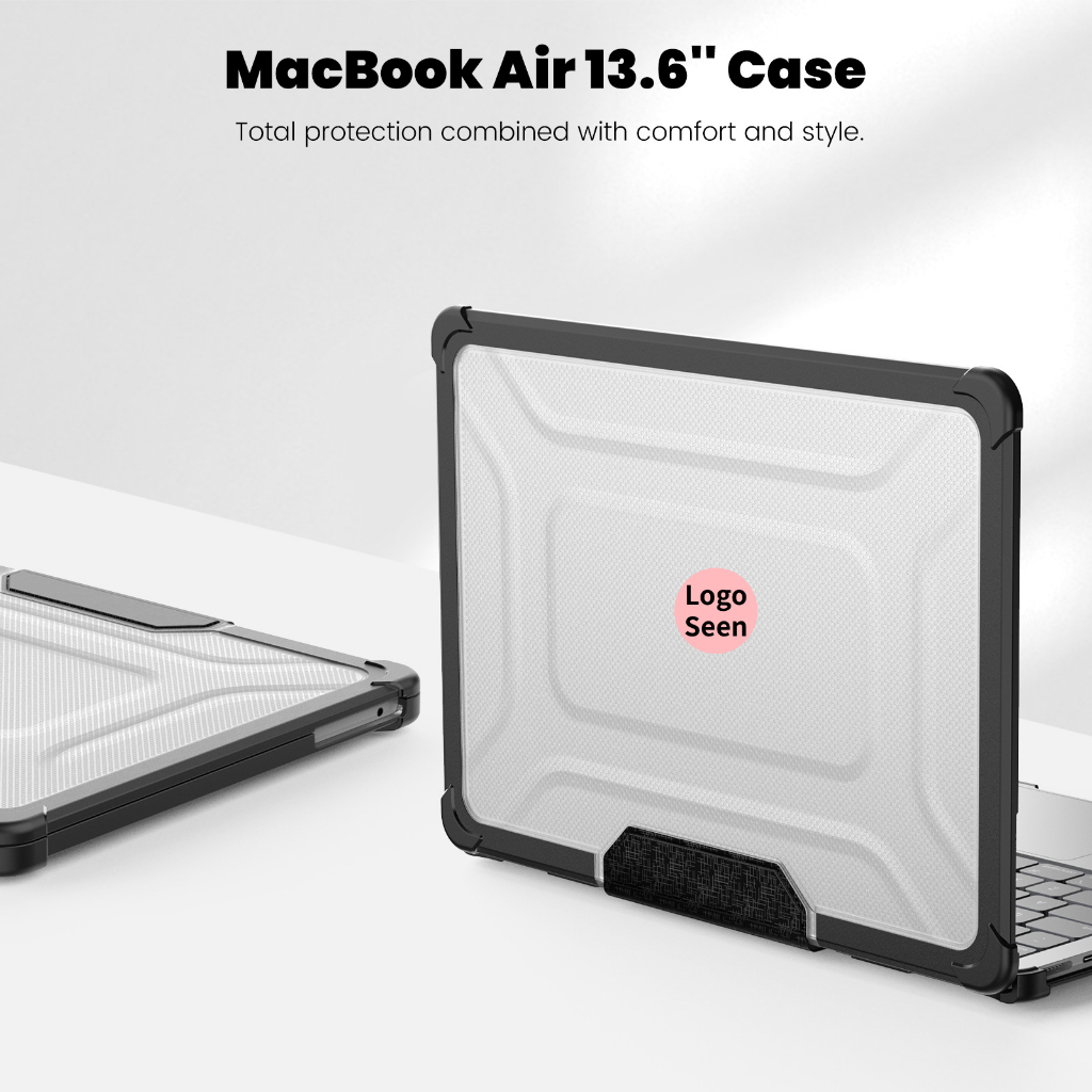 Vỏ Bảo Vệ Chống Sốc Có Giá Đỡ Cho MacBook Air 13.6inch M2 A2681 2023