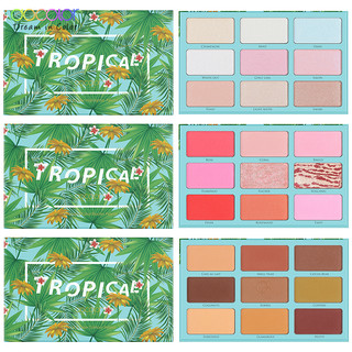 Docolor Bảng Phấn Tạo Khối 27 Màu + Bảng Phấn Bắt Sáng + Phấn Má Hồng Ánh Kim Lâu Trôi Không Thấm Nước Sắc Tố Cao
