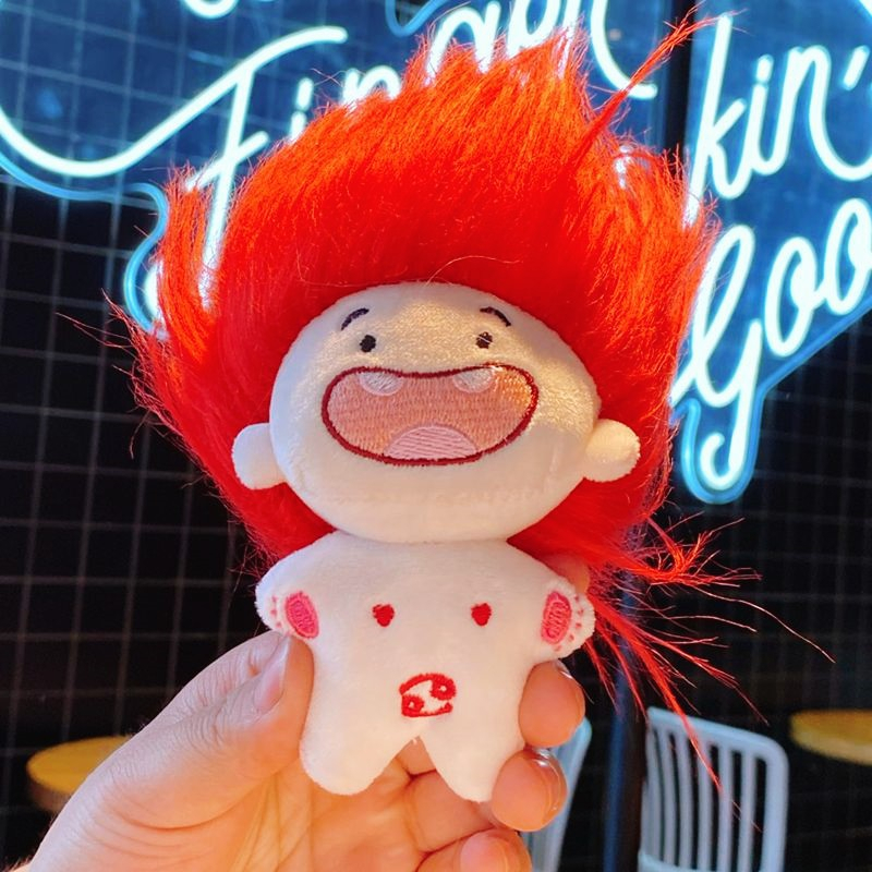 BÚP BÊ CUNG HOÀNG ĐẠO/NGỘ NGHĨNH/MẤT RĂNG/BÚP BÊ BÔNG 10CM/MƯỜI HAI CHÒM SAO/QUÀ SINH NHẬT