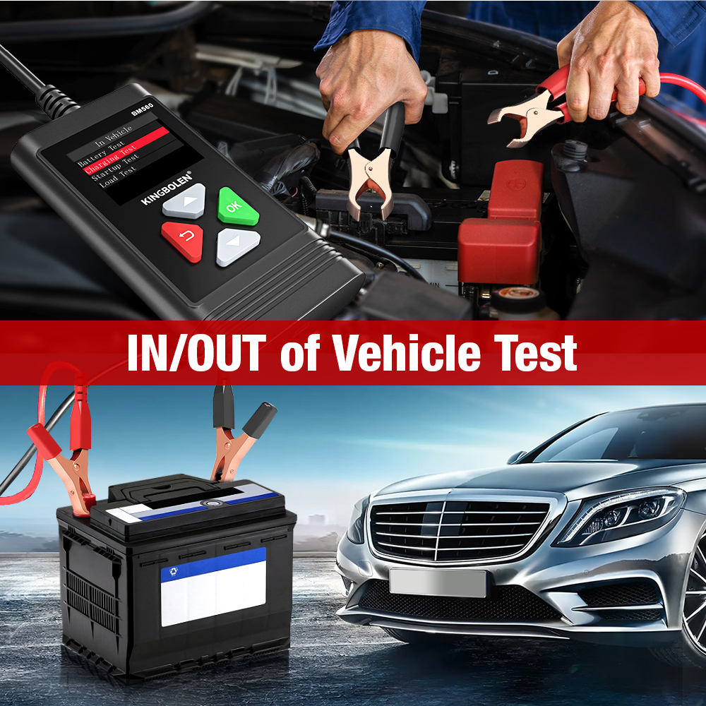 Thiết Bị Kiểm Tra Tải Pin Xe Hơi BM560 6V 12V BM580 BM550 PK KW650