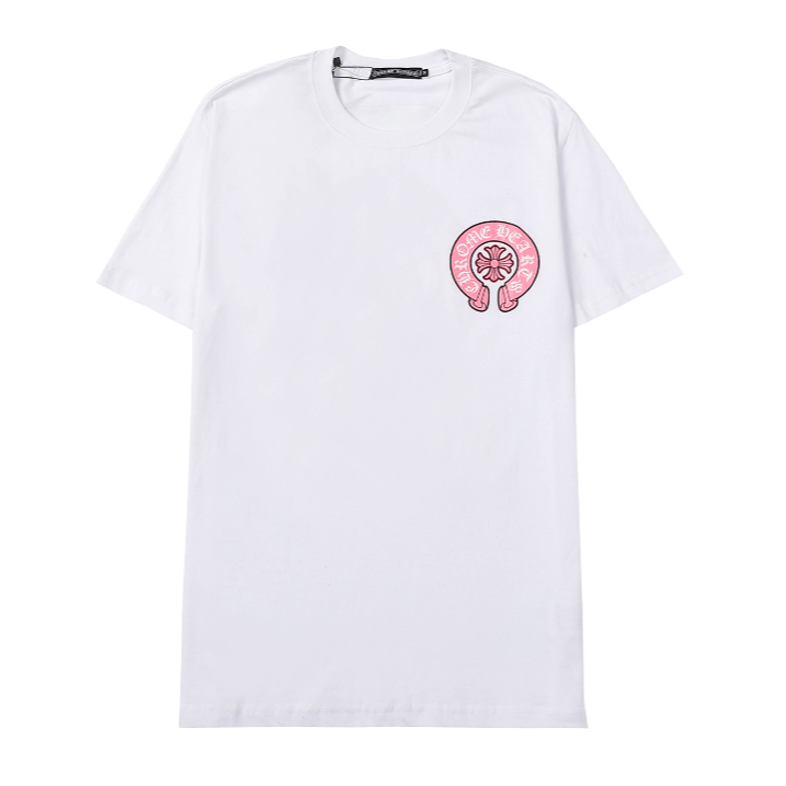 Áo Thun cotton Tay Ngắn In Hình Chrome Hearts Thời Trang unisex