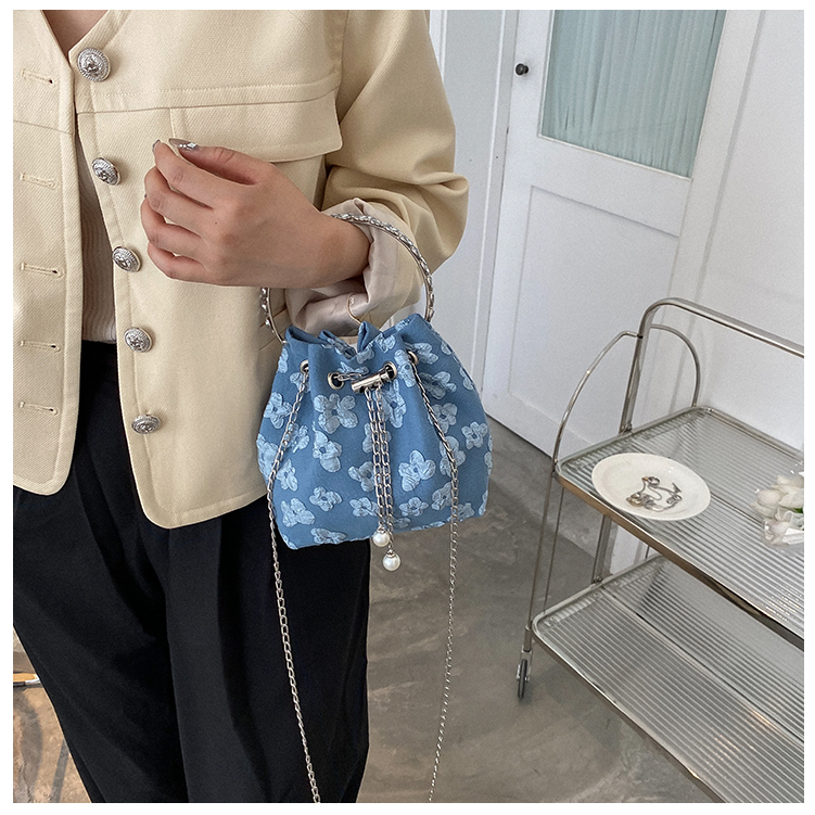 Có hàng sẵn Túi Xách Giả Da Họa Tiết Hoa Thời Trang Nữ Tính