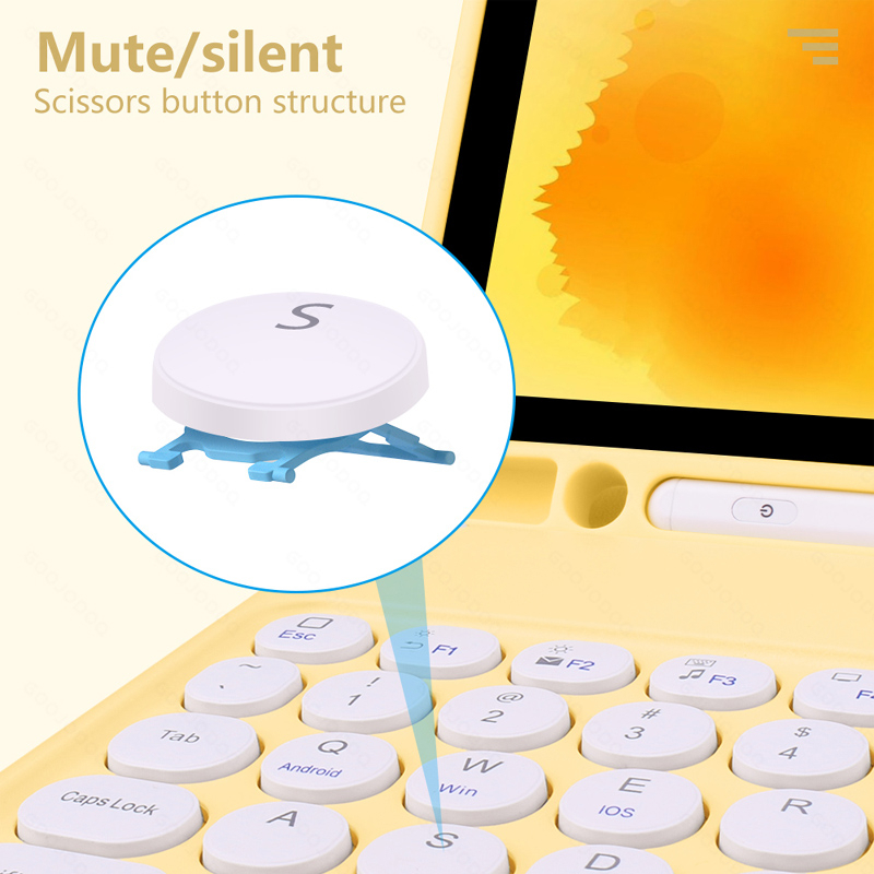 Bao Da Máy Tính Bảng Kèm Bàn Phím Bluetooth Cho iPad gen5 gen6 gen7 gen8 gen9 gen10 gen 10 Air 4 Air 5 Pro 9.7 11