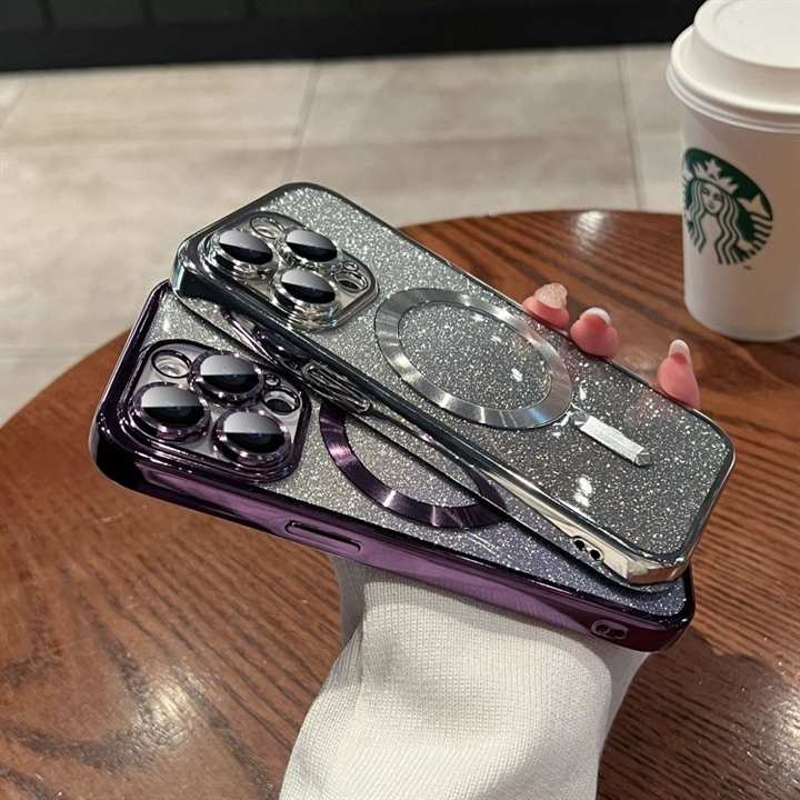 Ốp Điện Thoại Mềm Từ Tính Sang Trọng Bảo Vệ Toàn Diện Chống Sốc Cho iphone 14 Pro max 14 Plus 13 Pro max 12 11 x xs max xr premium