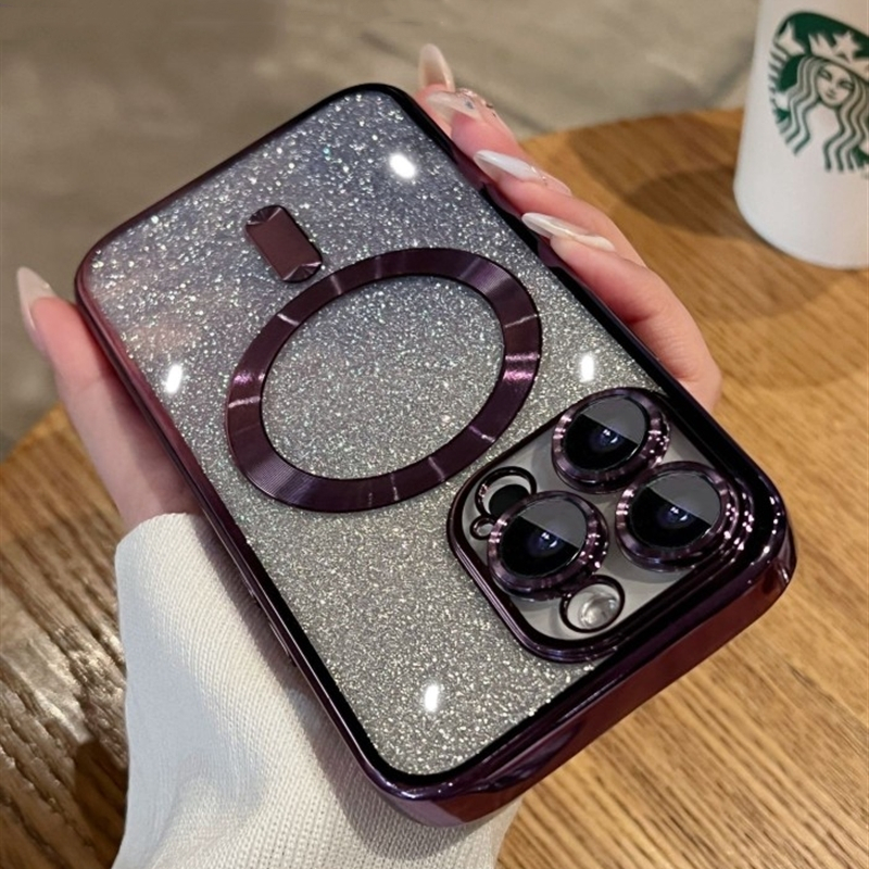 Ốp Điện Thoại Mềm Từ Tính Sang Trọng Bảo Vệ Toàn Diện Chống Sốc Cho iphone 14 Pro max 14 Plus 13 Pro max 12 11 x xs max xr premium