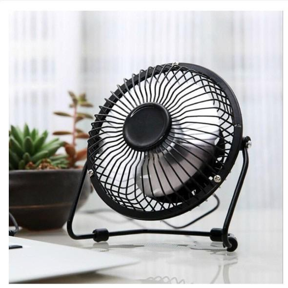 Quạt USB 6 "/ 8 '' inch Quạt USB Mini Fan Lồng Sắt 819, có 3 màu, xoay 360 độ