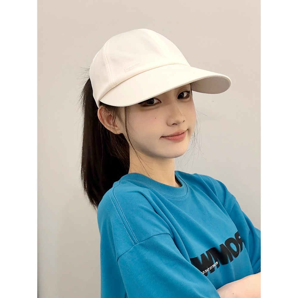 Mũ Chống Nắng Mùa Hè 2023 Vành Rộng Bằng Lụa Lạnh Hở Chóp Phong Cách Mới Cho Nữ