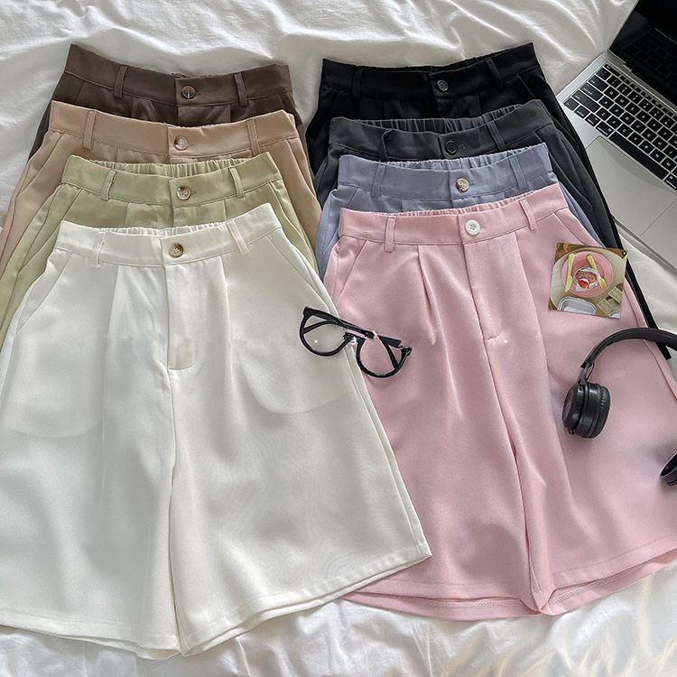 Quần Short Nữ Lưng Cao Dáng Chữ A Thời Trang