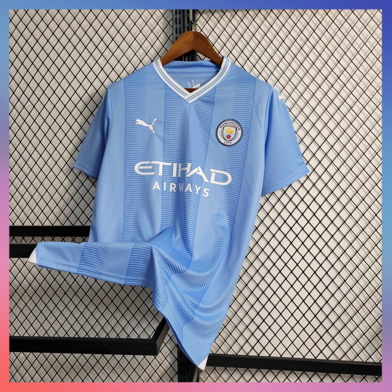Ready stock man city jersey 23-24 áo bóng đá sân nhà