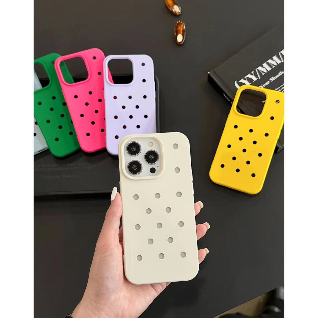 Ốp Điện Thoại Siêu Mỏng Màu Trơn Thiết Kế Lỗ Làm Mát Chống Rơi Cho iPhone 13 12 11 14promax 13pro 12
