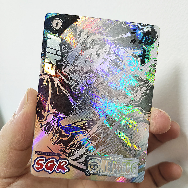 Thẻ Sưu Tầm Hình Nhân Vật Anime One Piece Inkwork SGR Rank Sáng Bóng