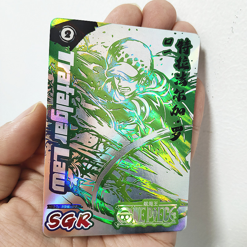 Thẻ Sưu Tầm Hình Nhân Vật Anime One Piece Inkwork SGR Rank Sáng Bóng