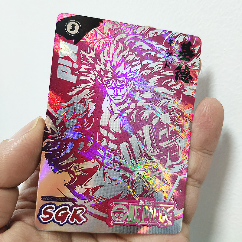Thẻ Sưu Tầm Hình Nhân Vật Anime One Piece Inkwork SGR Rank Sáng Bóng