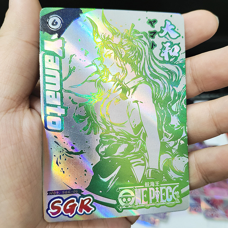 Thẻ Sưu Tầm Hình Nhân Vật Anime One Piece Inkwork SGR Rank Sáng Bóng