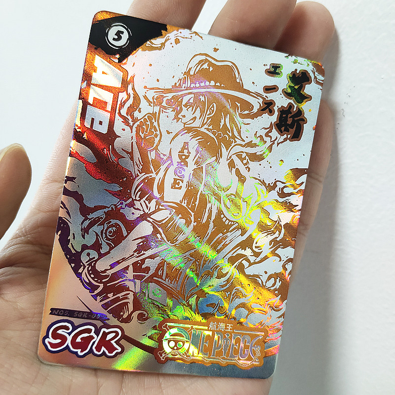 Thẻ Sưu Tầm Hình Nhân Vật Anime One Piece Inkwork SGR Rank Sáng Bóng