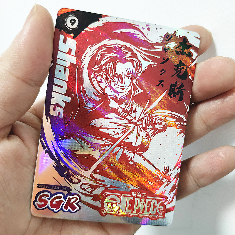 Thẻ Sưu Tầm Hình Nhân Vật Anime One Piece Inkwork SGR Rank Sáng Bóng