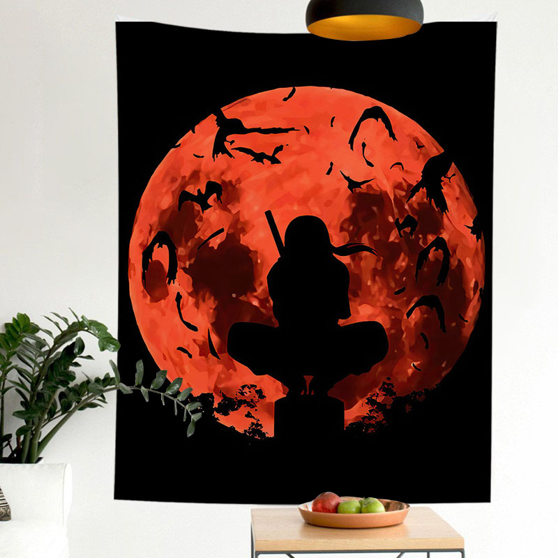 Thảm Treo Tường Chủ Đề Hoạt Hình Naruto Trang Trí Phòng Khách / Phòng Ngủ