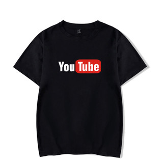Youtube Áo Thun Tay Ngắn Unisex Bằng cotton Plus Size XXS-4XL 1465A