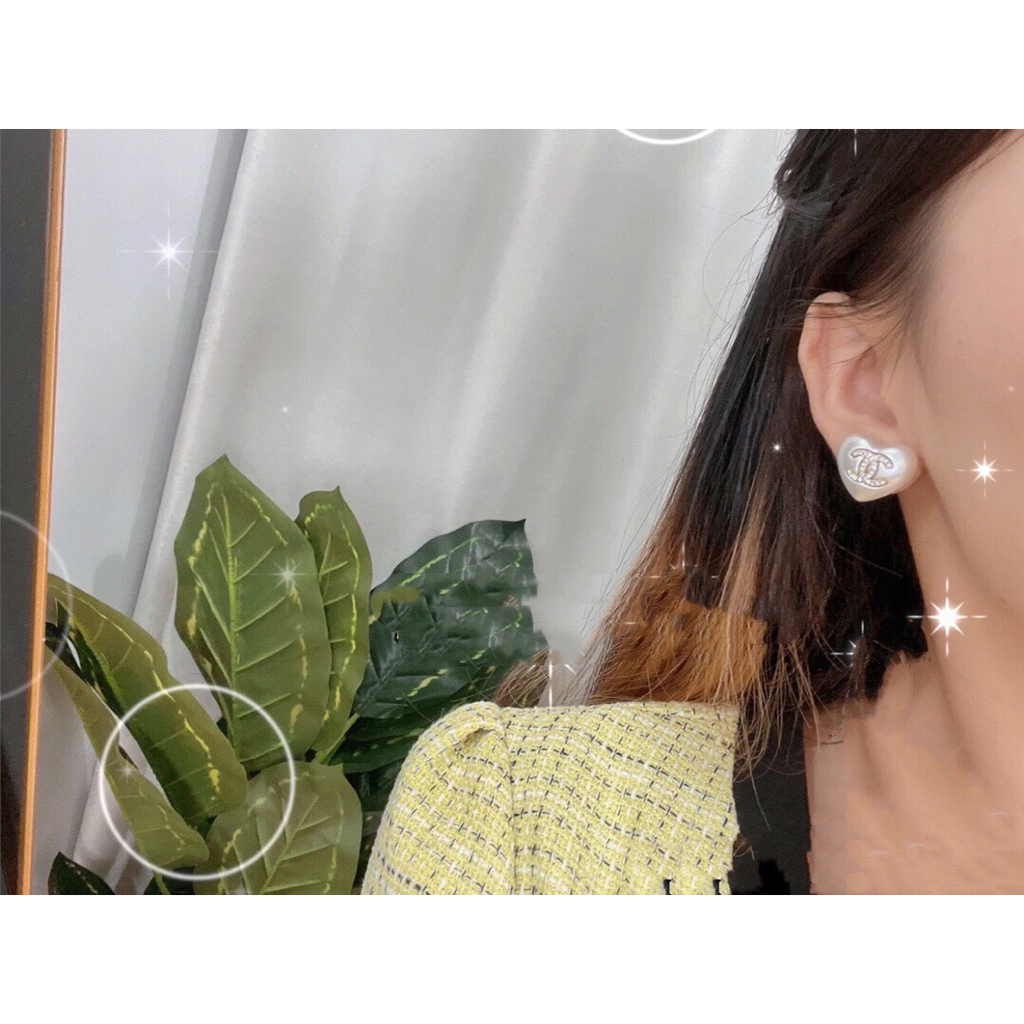Bông Tai Mạ Vàng 18K Hình Chữ C Thời Trang