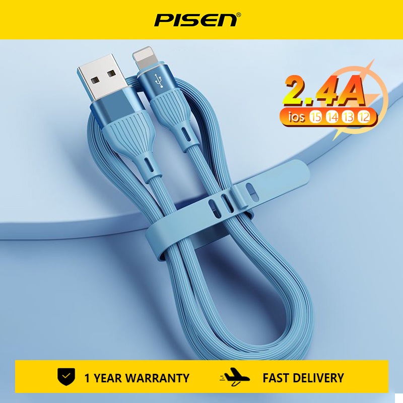 Dây Cáp Sạc Nhanh Pisen 2A Cho Iphone 14 / 13 / 12 Pro max