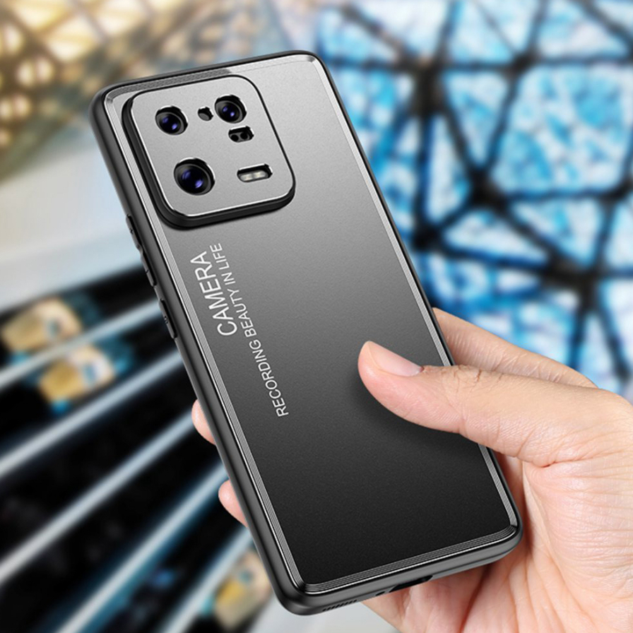 Ốp Điện Thoại Kim Loại Mặt Nhám Bảo Vệ Ống Kính Máy Ảnh Cho Xiaomi 12 12S 13 Pro 12X