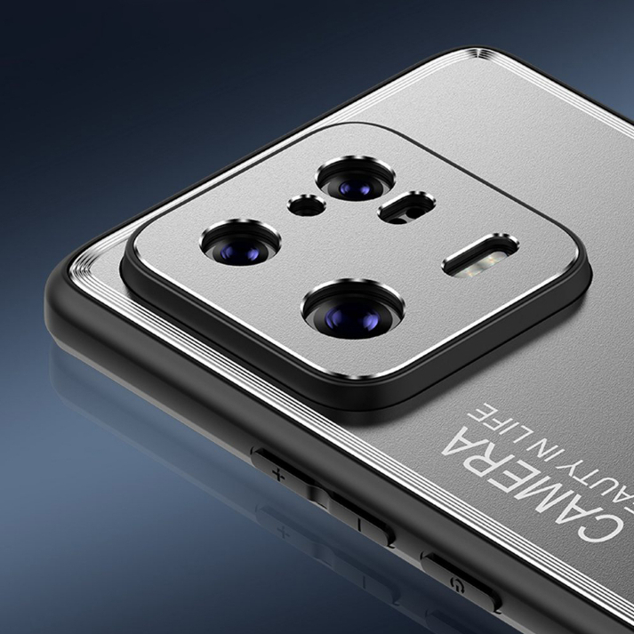 Ốp Điện Thoại Kim Loại Mặt Nhám Bảo Vệ Ống Kính Máy Ảnh Cho Xiaomi 12 12S 13 Pro 12X