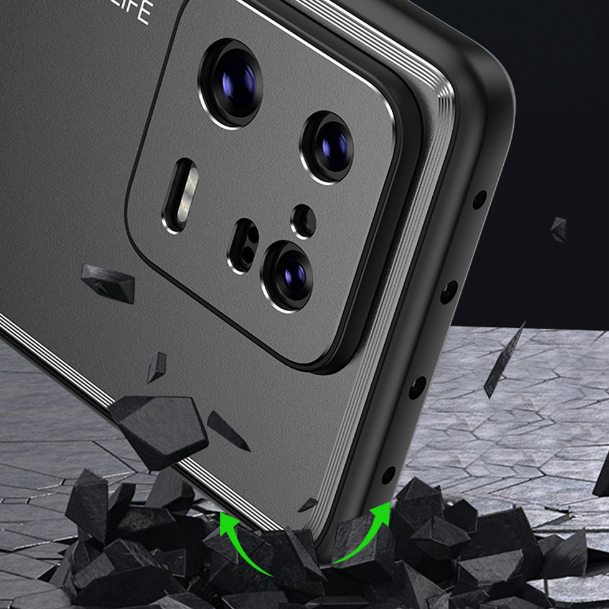 Ốp Điện Thoại Kim Loại Mặt Nhám Bảo Vệ Ống Kính Máy Ảnh Cho Xiaomi 12 12S 13 Pro 12X