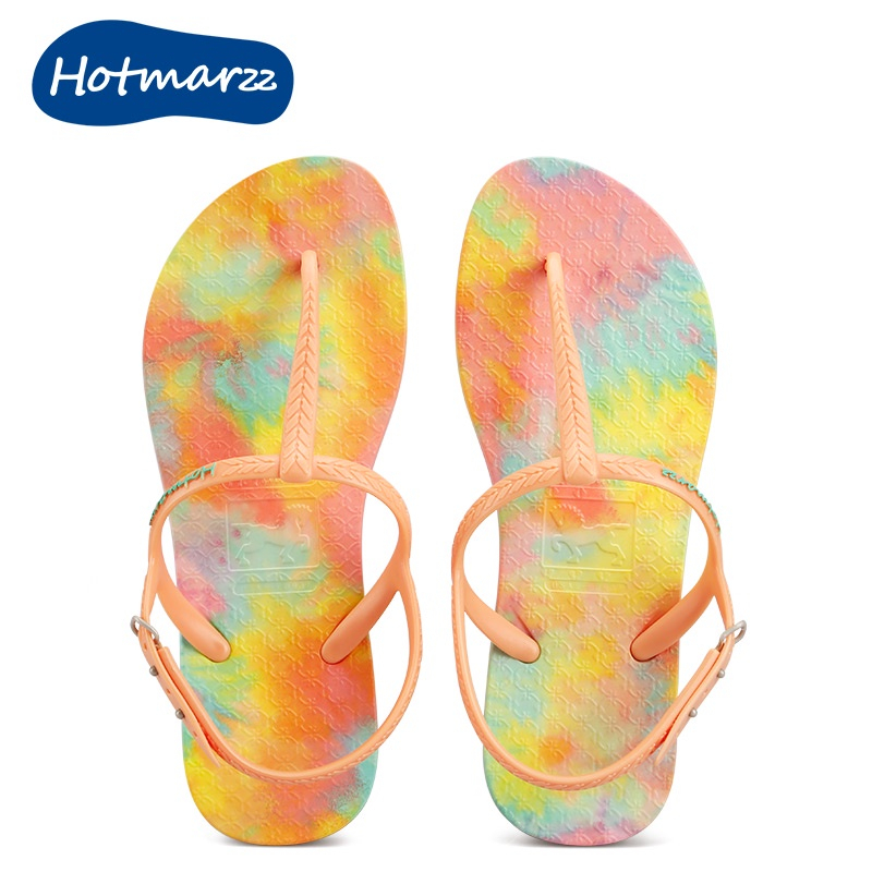 Giày sandal HOTMARZZ HM0605 xỏ ngón chống trượt thời trang mùa hè đi biển cho nữ