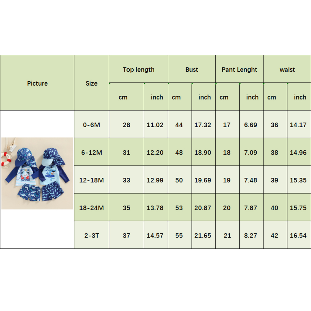 Bộ Đồ Bơi Dài Tay Họa Tiết Kẻ Sọc In Hình Cá Mập Hoạt Hình Kèm Quần Short Cho Bé Trai