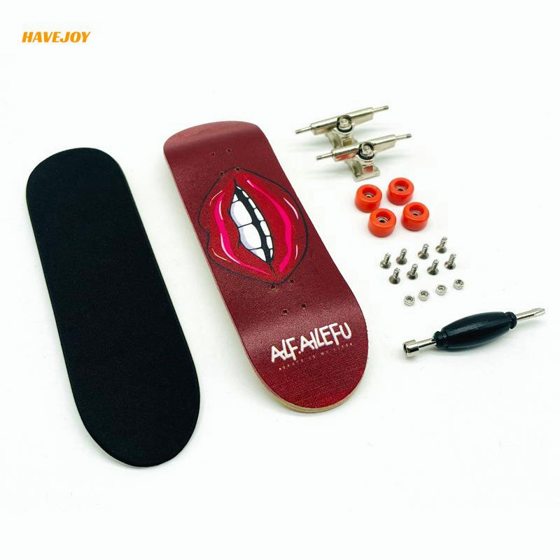 Havejoy Fingerboard 30mm Ván Trượt Ngón Tay Mini 5 Lớp Bằng Gỗ