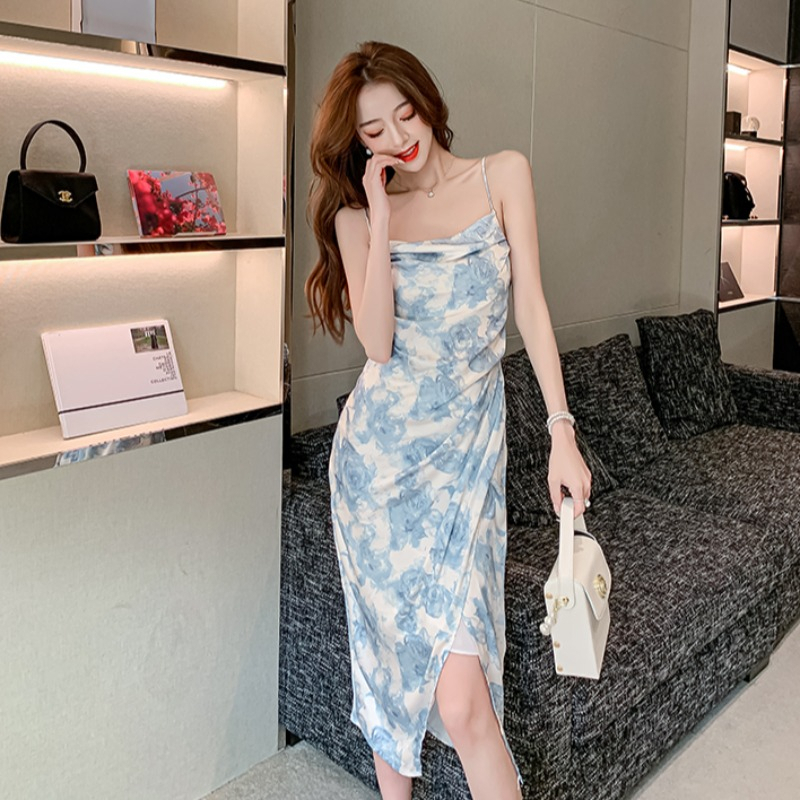 Đầm Hai Dây Ôm Dáng Màu Sắc Ngọt Ngào Thời Trang Mùa Hè Cho Nữ