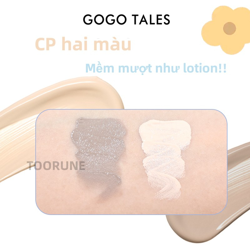 Thỏi Phấn Mắt Gogo Dạng Lỏng Hai Màu Bóng Cao Sửa Chữa Mũi