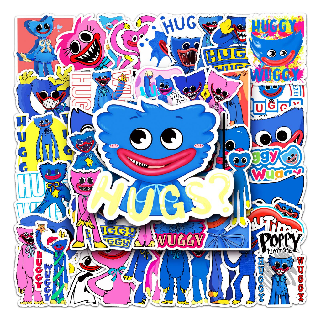 Bộ 50 Miếng Dán Chống Thấm Nước Hình Thời Gian Vui Nhộn Trang Trí Xe Hơi / Nhà Cửa