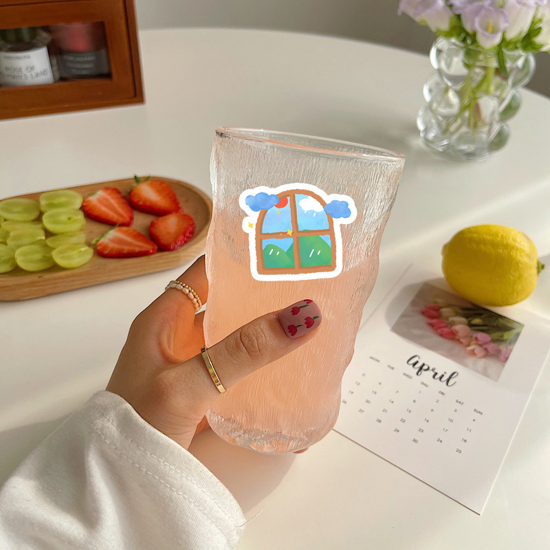 50 Miếng Dán Hình Thỏ Phong Cách Trung Hoa Chống Thấm Nước Trang Trí Điện Thoại Di Động RUIXIANG 2023