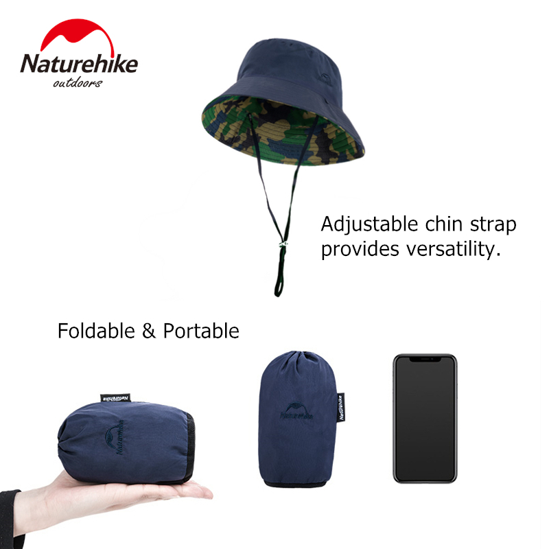 Nón Tai Bèo Naturehike Chống Tia UV / Gió Tiện Dụng Mang Theo Câu Cá / Du Lịch