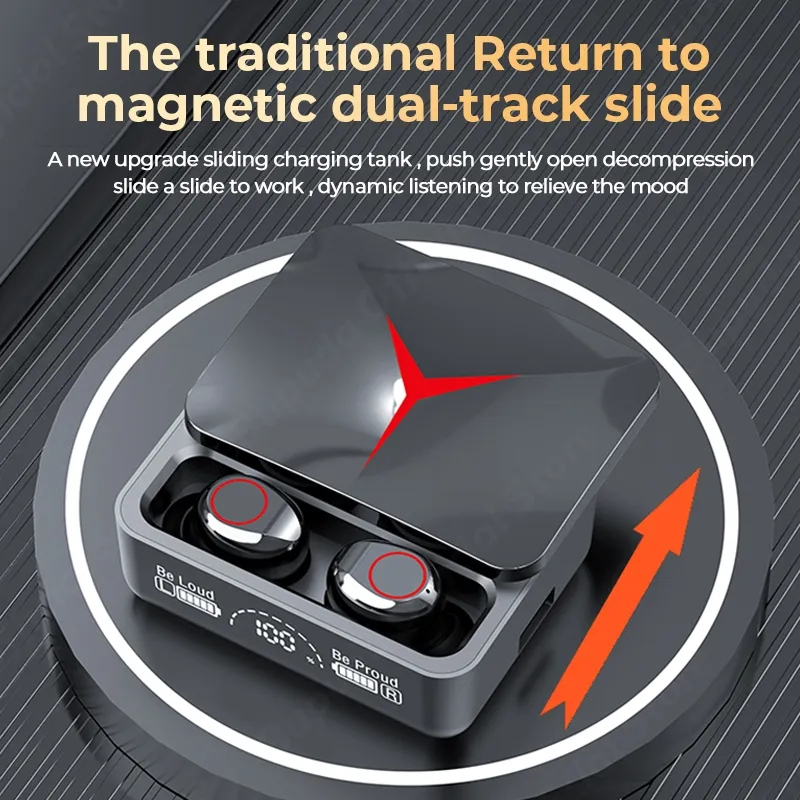 Tai Nghe Bluetooth 5.2 Không Dây 2023 TWS M90pro Kèm Hộp Sạc