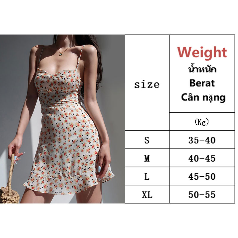 Đầm Hoa Hai Dây Cổ Bẻ Dáng Chữ A Phong Cách Hàn Quốc Thời Trang Mùa Hè Cho Nữ